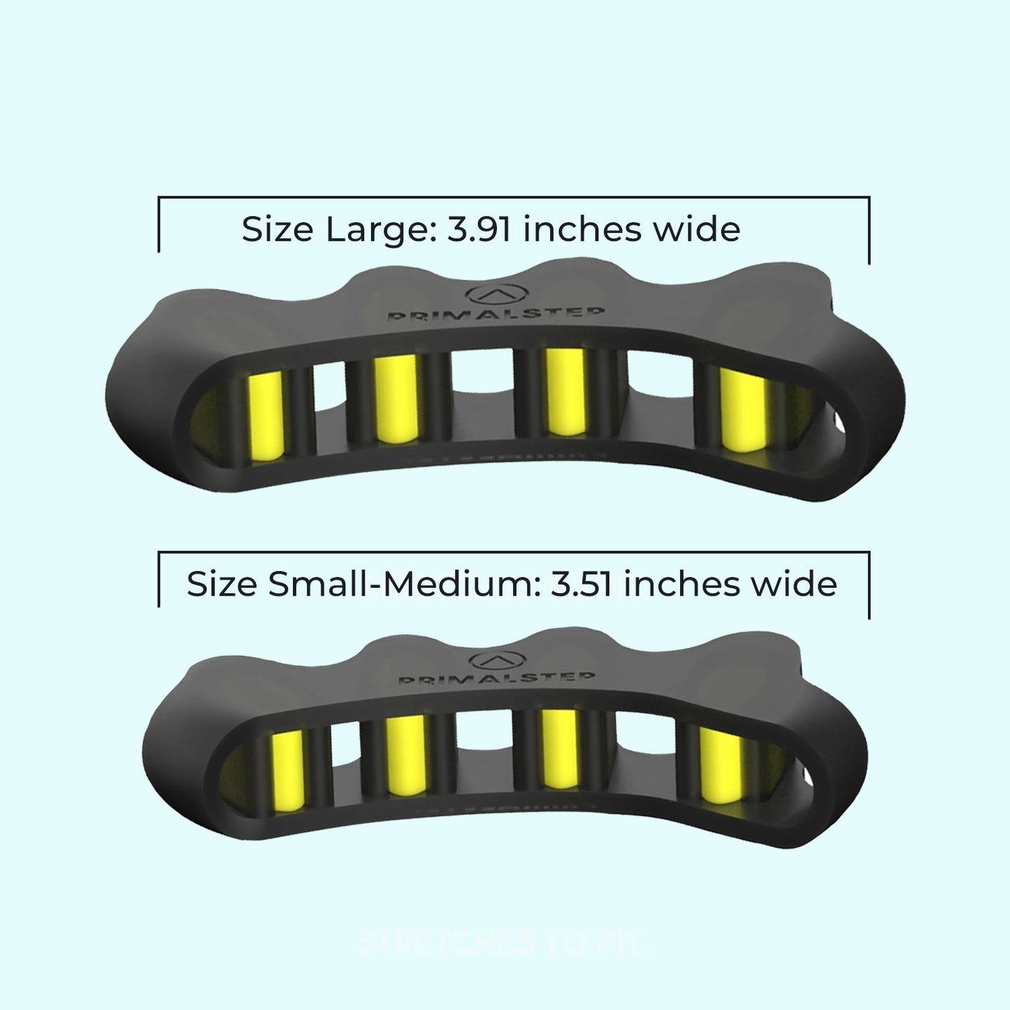 PrimalStep Fully Adjustable Toe Separators (4-Pack)
