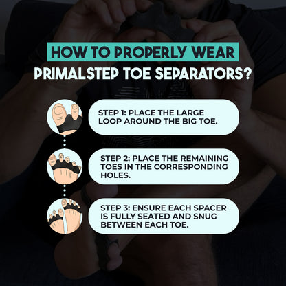 PrimalStep Toe Separators - Size Extra Large